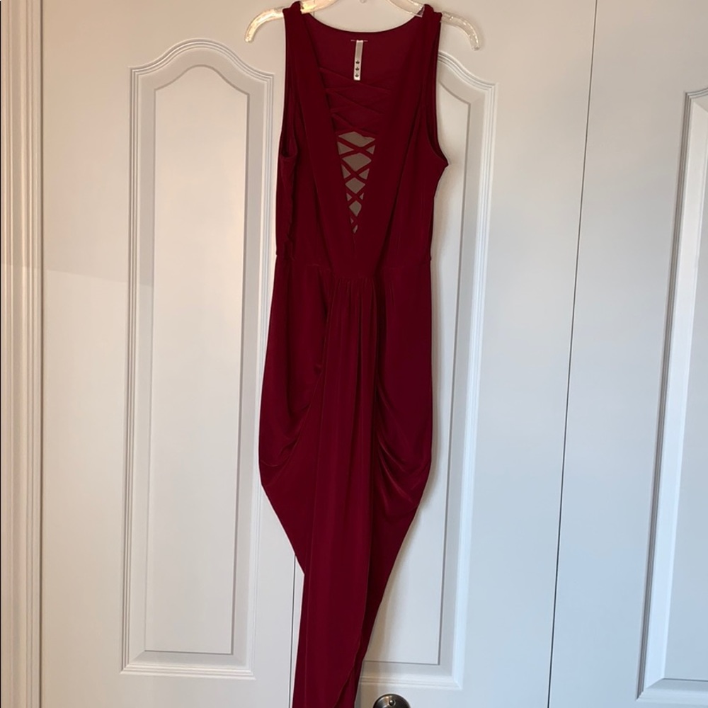 Maroon dress
